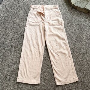 American Eagle Outfitters Light Pink Wide Leg Pants